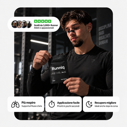 RunniqStrips – Tiras Nasales Deportivas