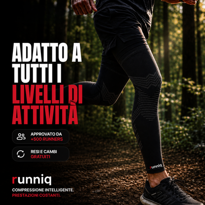Runniq V3 – supporti compressivi estivi per ginocchia e gambe